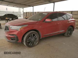 2020 Acura RDX w/A-Spec Pkg with VIN 5J8TC1H69LL001722, listed as a Copart auction lot 47901365 with 49,825 mi miles and Salvage Title. Bid and sale history available at carsss.com. Image 1.