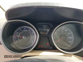 2013 Hyundai Elantra Limited with VIN KMHDH4AE4DU740611, listed as a Copart auction lot 54711845 with 95,408 mi miles and Salvage Title. Bid and sale history available at DreamBid. Image 9.