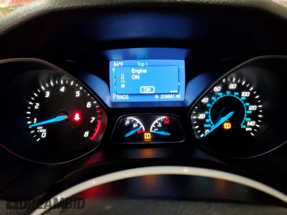 2014 Ford Focus SE with VIN 1FADP3K27EL150955, listed as a Copart auction lot 51216065 with 209,681 mi miles and Salvage Title. Bid and sale history available at carsss.com. Image 9.