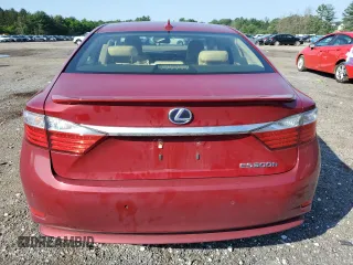 2014 Lexus ES 300h with VIN JTHBW1GG1E2040792, listed as a Copart auction lot 62398385 with Not provided miles and Salvage title. Bid and sale history available at DreamBid. Image 6.