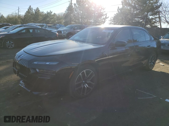 2023 BMW 7 Series 760i xDrive with VIN WBA33EJ0XPCM31466, listed as a Copart auction lot 79485593 with 12,374 mi miles and . Bid and sale history available at DreamBid. Image 1.