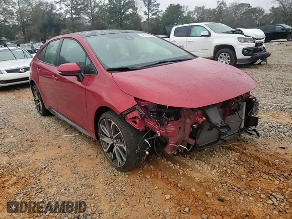 2021 Toyota Corolla SE with VIN 5YFS4MCE6MP091234, listed as a Copart auction lot 48136325 with 36,827 mi miles and Salvage Title. Bid and sale history available at carsss.com. Image 11.