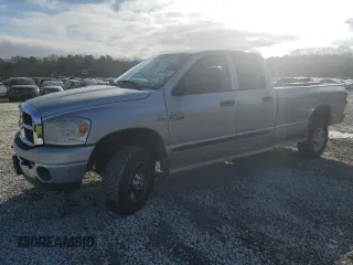 2007 Dodge Ram 2500 SLT with VIN 3D7KS28A87G823962, listed as a Copart auction lot 85490424 with 136,105 mi miles and Salvage Title. Bid and sale history available at carsss.com. Image 1.