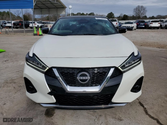 2023 Nissan Maxima Platinum with VIN 1N4AA6FV1PC507737, listed as a Copart auction lot 45712415 with 28,135 mi miles and Salvage Title. Bid and sale history available at carsss.com. Image 5.