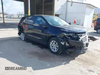 2021 Chevrolet Equinox LT with VIN 3GNAXUEV2MS101400, listed as a IAAI auction lot 41865069 with 19,634 mi miles. Bid and sale history available at carsss.com. Image 1.