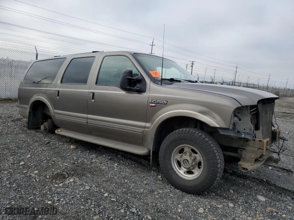 2002 Ford Excursion Limited with VIN 1FMSU43FX2ED70622, listed as a Copart auction lot 87723895 with NaN miles and Salvage Title. Bid and sale history available at carsss.com. Image 4.