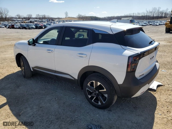 2025 Nissan Kicks SV with VIN 3N8AP6CB1SL327145, listed as a Copart auction lot 50523345 with 8,672 mi miles and Clean Title. Bid and sale history available at carsss.com. Image 2.