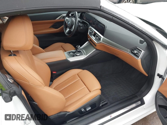 2023 BMW 4 Series M440i xDrive with VIN WBA63AT04PCL70876, listed as a IAAI auction lot 40777902 with 21,944 mi miles. Bid and sale history available at carsss.com. Image 5.