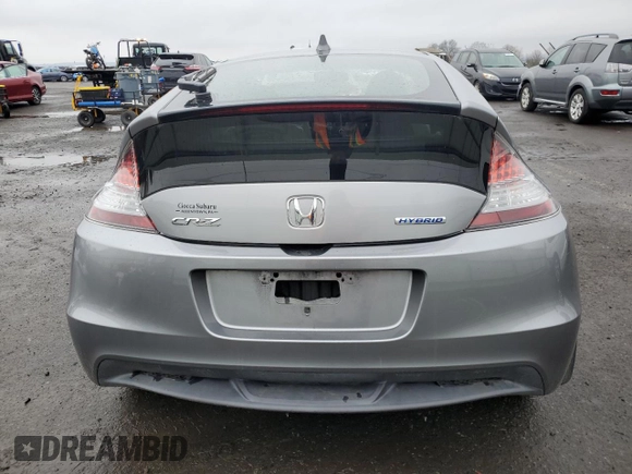 2012 Honda CR-Z EX with VIN JHMZF1D65CS003722, listed as a Copart auction lot 51657965 with 134,779 mi miles and Salvage Title. Bid and sale history available at DreamBid. Image 6.