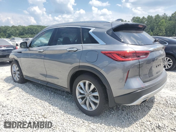 2021 Infiniti QX50 Essential с VIN 3PCAJ5CA8MF122003, выставлен на аукционе Copart как лот 63763465 с пробегом 56 039 миль миль и Списание • Salvage title. История ставок и продаж доступна на DreamBid. Изображение 2.