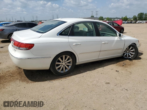 2008 Hyundai Azera Limited with VIN KMHFC46F78A333821, listed as a Copart auction lot 61246295 with 129,859 mi miles and Salvage title. Bid and sale history available at DreamBid. Image 3.