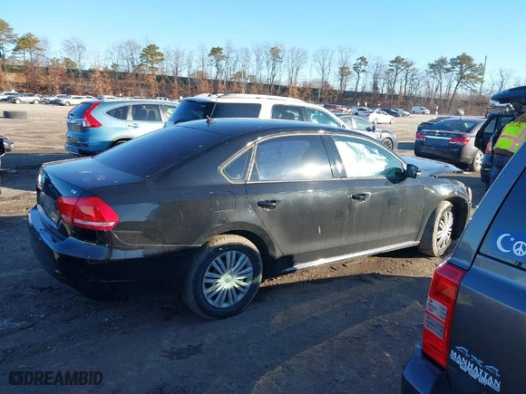 2015 Volkswagen Passat 1.8T S with VIN 1VWAT7A34FC044696, listed as a IAAI auction lot 41578529 with 98,856 mi miles. Bid and sale history available at carsss.com. Image 13.