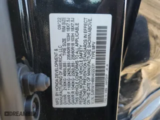 2022 Honda CR-V EX-L with VIN 5J6RW1H88NA022331, listed as a Copart auction lot 47855925 with 48,515 mi miles and Salvage Title. Bid and sale history available at carsss.com. Image 14.