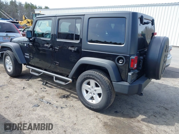 2017 Jeep Wrangler Unlimited Sport with VIN 1C4BJWDG4HL538582, listed as a IAAI auction lot 41921436 with 32,006 mi miles. Bid and sale history available at carsss.com. Image 3.