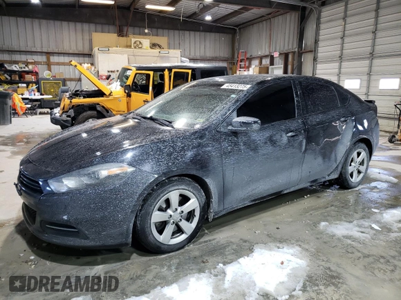 2015 Dodge Dart SXT with VIN 1C3CDFBB2FD281839, listed as a Copart auction lot 45413275 with 98,098 mi miles and Salvage Title. Bid and sale history available at carsss.com. Image 1.