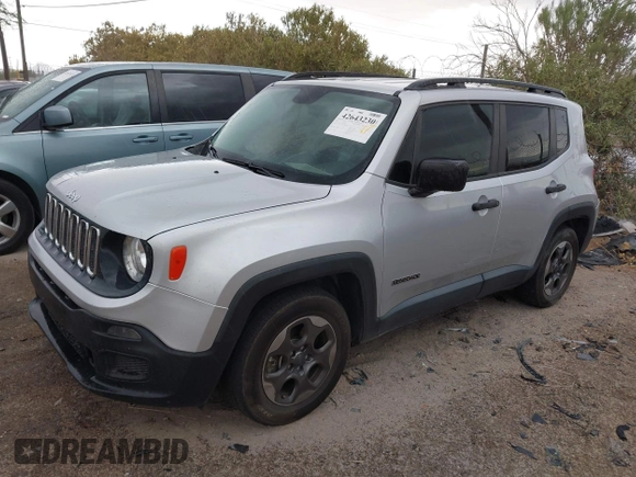 2017 Jeep Renegade Sport z VIN ZACCJAAB2HPF43369, wystawiony jako IAAI lot #42643230 z przebiegiem 105 031 mil mil oraz . Historia ofert i sprzedaży dostępna na DreamBid. Obrazek 17.