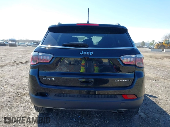 2020 Jeep Compass Limited with VIN 3C4NJDCB4LT119586, listed as a IAAI auction lot 41961357 with 67,426 mi miles and . Bid and sale history available at DreamBid. Image 16.