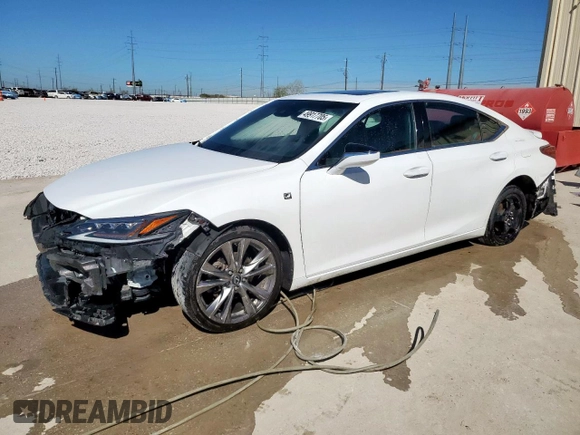 2019 Lexus ES with VIN 58ABZ1B18KU011919, listed as a Copart auction lot 49917705 with 46,015 mi miles and Salvage Title. Bid and sale history available at carsss.com. Image 1.