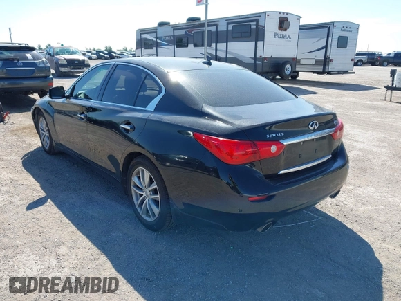 2014 Infiniti Q50 Premium z VIN JN1BV7AP2EM672661, wystawiony jako IAAI lot #42319325 z przebiegiem 85 803 mil mil oraz . Historia ofert i sprzedaży dostępna na DreamBid. Obrazek 3.