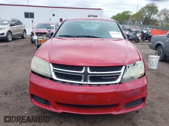 2014 Dodge Avenger SE z VIN 1C3CDZAB0EN112964, wystawiony jako IAAI lot #42155909 z przebiegiem 159 998 mil mil oraz . Historia ofert i sprzedaży dostępna na DreamBid. Obrazek 6.