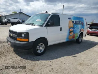 2017 Chevrolet Express Cargo Van with VIN 1GCZGHFG0H1179264, listed as a Copart auction lot 53999005 with 0 mi miles and Clean Title. Bid and sale history available at carsss.com. Image 1.