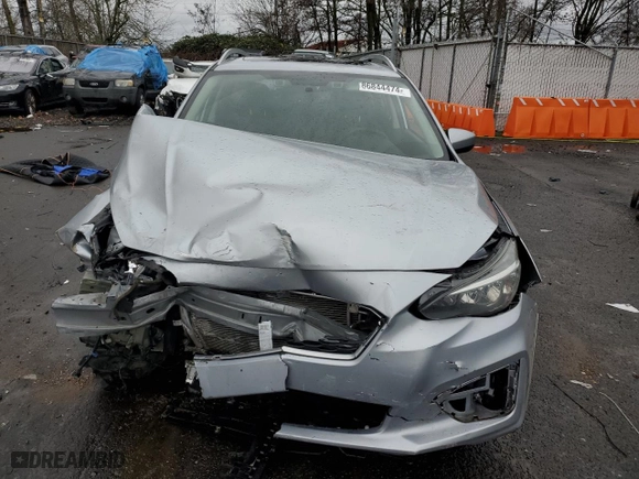 2019 Subaru Impreza Premium with VIN 4S3GTAD63K3704348, listed as a Copart auction lot 86844474 with 26,723 mi miles and Salvage Title. Bid and sale history available at carsss.com. Image 5.