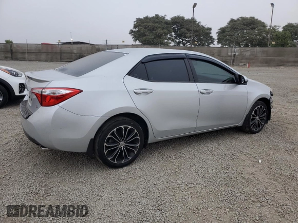 2014 Toyota Corolla L with VIN 5YFBURHE8EP072076, listed as a Copart auction lot 75488504 with 92,596 mi miles and Salvage title. Bid and sale history available at DreamBid. Image 3.