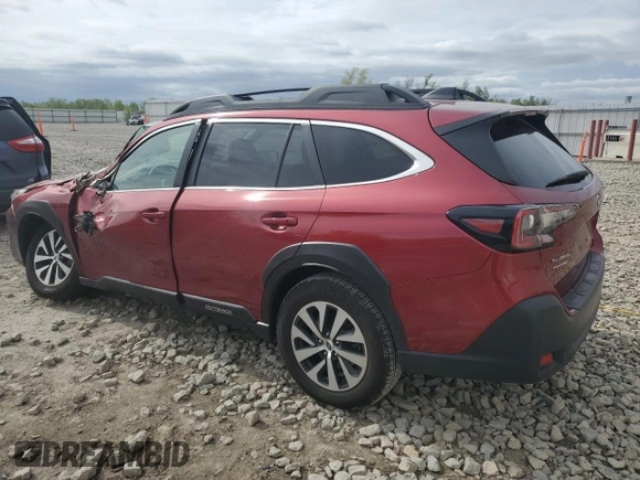 2024 Subaru Outback Premium с VIN 4S4BTAFC6R3170796, выставлен на аукционе Copart как лот 57801415 с пробегом 22 106 миль миль и Списание • Salvage title. История ставок и продаж доступна на DreamBid. Изображение 2.