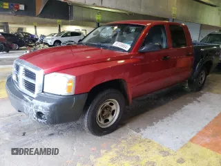 2006 Dodge Dakota ST with VIN 1D7HE28K36S592924, listed as a Copart auction lot 85108684 with Not Provided miles and Salvage Title. Bid and sale history available at carsss.com. Image 1.