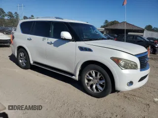 2013 Infiniti QX56 8-passenger with VIN JN8AZ2ND7D9730026, listed as a Copart auction lot 85692114 with 184,795 mi miles and Clean Title. Bid and sale history available at carsss.com. Image 4.