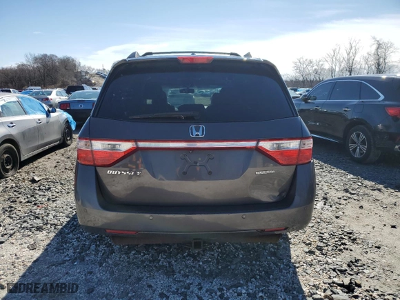 2013 Honda Odyssey Touring with VIN 5FNRL5H90DB028659, listed as a Copart auction lot 46602375 with 285,366 mi miles and Clean Title. Bid and sale history available at carsss.com. Image 6.