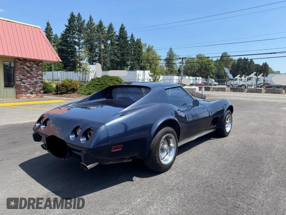 1977 Chevrolet Corvette with VIN 1Z37L7S407775, listed as a Copart auction lot 62571145 with 41,227 mi miles and Clean title. Bid and sale history available at DreamBid. Image 4.