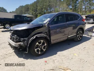 2017 Honda CR-V Touring with VIN 2HKRW2H96HH612495, listed as a Copart auction lot 54195655 with 66,968 mi miles and Salvage Title. Bid and sale history available at DreamBid. Image 1.