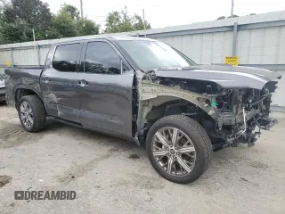 2023 Toyota Tundra Capstone Hybrid with VIN 5TFVC5DBXPX028881, listed as a Copart auction lot 80079964 with 12,565 mi miles and Salvage title. Bid and sale history available at DreamBid. Image 4.