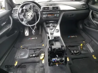 2015 BMW M4 with VIN WBS3R9C59FK332930, listed as a Copart auction lot 51443045 with 0 mi miles and Salvage Title. Bid and sale history available at carsss.com. Image 8.