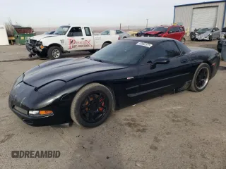 2003 Chevrolet Corvette Z06 with VIN 1G1YY12S735110849, listed as a Copart auction lot 43582975 with 109,892 mi miles and Salvage Title. Bid and sale history available at carsss.com. Image 1.