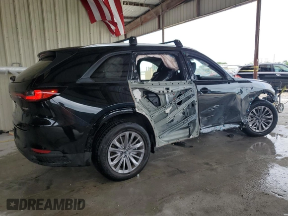 2024 Mazda CX-90 Preferred with VIN JM3KKBHDXR1186344, listed as a Copart auction lot 74245794 with 1,640 mi miles and Salvage title. Bid and sale history available at DreamBid. Image 3.