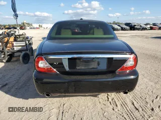2008 Jaguar XJ with VIN SAJWA79B98SH29042, listed as a Copart auction lot 43599575 with 0 mi miles and Salvage Title. Bid and sale history available at carsss.com. Image 6.