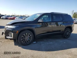 2023 Chevrolet Traverse RS z VIN 1GNERJKW6PJ184844, wystawiony jako Copart lot #56255655 z przebiegiem 69 997 mil mil oraz Szkoda całkowita • Salvage title. Historia ofert i sprzedaży dostępna na DreamBid. Obrazek 1.