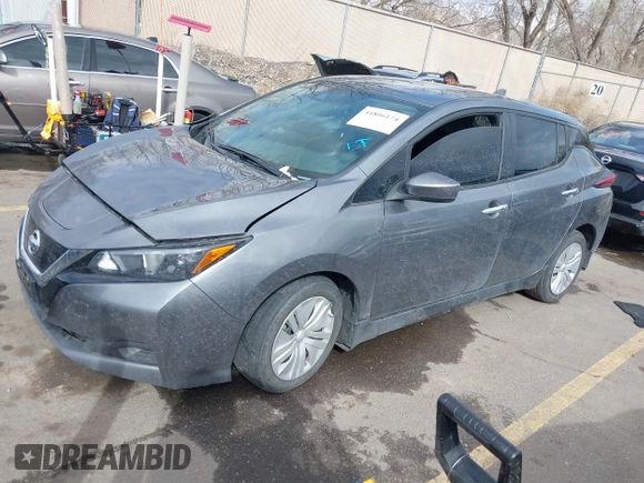 2022 Nissan LEAF S with VIN 1N4AZ1BV0NC559410, listed as a IAAI auction lot 41806174 with 32,289 mi miles and . Bid and sale history available at DreamBid. Image 2.