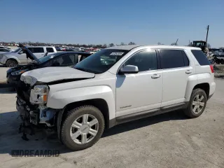 2016 GMC Terrain SLE with VIN 2GKALMEK0G6200203, listed as a Copart auction lot 47242385 with 55,685 mi miles and Salvage Title. Bid and sale history available at carsss.com. Image 1.
