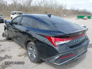 2024 Hyundai Elantra SEL with VIN KMHLM4DGXRU704580, listed as a IAAI auction lot 41729227 with 12,394 mi miles. Bid and sale history available at carsss.com. Image 3.