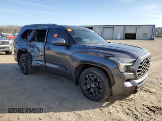 2024 Toyota Sequoia SR5 with VIN 7SVAAABA3RX030715, listed as a Copart auction lot 41924415 with 20,689 mi miles and Salvage Title. Bid and sale history available at carsss.com. Image 4.