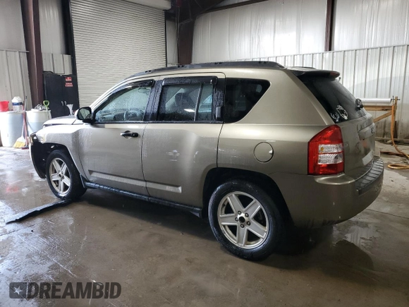 2007 Jeep Compass Sport with VIN 1J8FT47W27D119313, listed as a Copart auction lot 43165635 with 73,267 mi miles and Salvage Title. Bid and sale history available at carsss.com. Image 2.