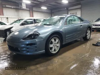 2000 Mitsubishi Eclipse GT with VIN 4A3AC54L3YE136387, listed as a Copart auction lot 84898294 with 191,214 mi miles and Salvage Title. Bid and sale history available at carsss.com. Image 1.