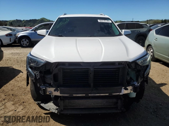 2019 GMC Terrain SLT with VIN 3GKALPEV6KL235585, listed as a Copart auction lot 50410145 with 121,170 mi miles and Salvage Title. Bid and sale history available at carsss.com. Image 5.