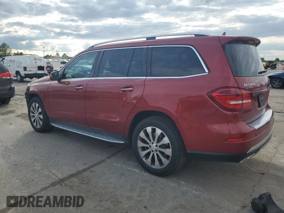2017 Mercedes-Benz GLS 450 with VIN 4JGDF6EE6HA788484, listed as a Copart auction lot 58740165 with 110,783 mi miles and Clean title. Bid and sale history available at DreamBid. Image 2.