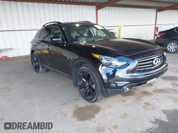 2016 Infiniti QX70 z VIN JN8CS1MW2GM752589, wystawiony jako IAAI lot #41826357 z przebiegiem 142 469 mil mil oraz . Historia ofert i sprzedaży dostępna na DreamBid. Obrazek 1.