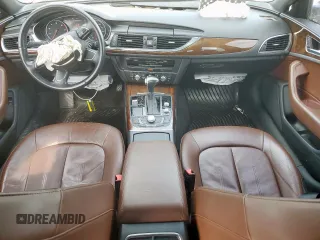 2014 Audi A6 Premium Plus with VIN WAUGFAFC7EN153034, listed as a Copart auction lot 57344305 with 82,837 mi miles and Salvage title. Bid and sale history available at DreamBid. Image 8.