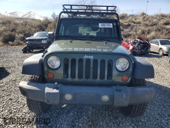 2009 Jeep Wrangler X with VIN 1J4FA24169L707695, listed as a Copart auction lot 49861955 with 89,807 mi miles and Salvage Title. Bid and sale history available at DreamBid. Image 5.